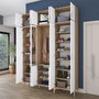 Hanah Home Soporte de Entrada EA157 - 4501 Nogal y Blanco